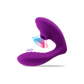 10 Levels Dual Motors Clitoral Sucking & G-spot Dildo Vibrator